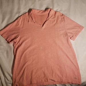 Men's Calvin Klein Jeans polo shirt salmon- XL